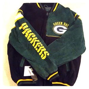 GREEN BAY PACKERS SUEDE JACKET